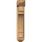 Ekena Millwork Merced Arts and Crafts Rough Sawn Bracket w/ Offset Brace, Western Red Cedar, 6"W x 20"D x 32"H BKT0604X20X32MRC03RWR - alternate 3
